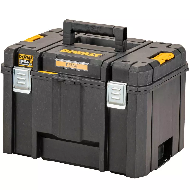 Įrankių laikymo dėklas DeWalt DWST83346-1, aliuminis, atsparus vandeniui, 23 l, 332×301×440 mm, juodas