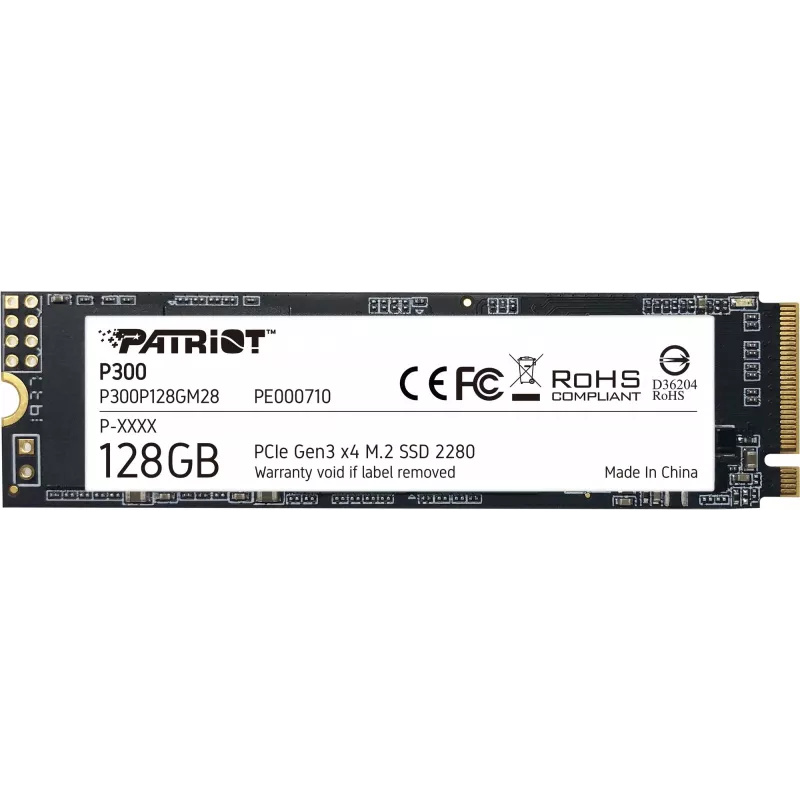 Patriot Memory P300P128GM28 Vidinė kietojo kūno atmintinė M.2 128 GB PCI Express NVMe
