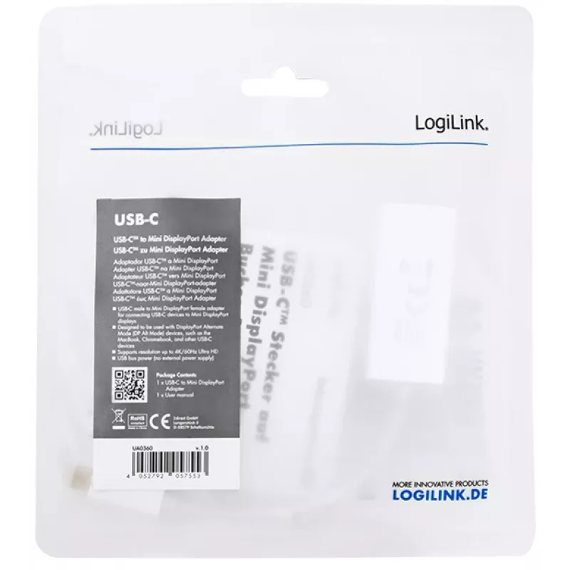 Vaizdo kabelio adapteris LogiLink UA0360