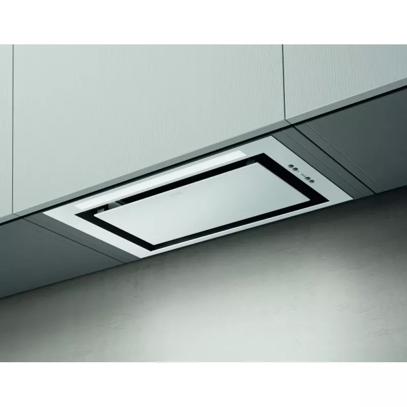 Elica LANE-60-WH 52 cm baltas Lane baldakimo tipo gartraukis su 3 greičių valdymu + 1 sustiprintu galios lygiu ir LED apšvietimu