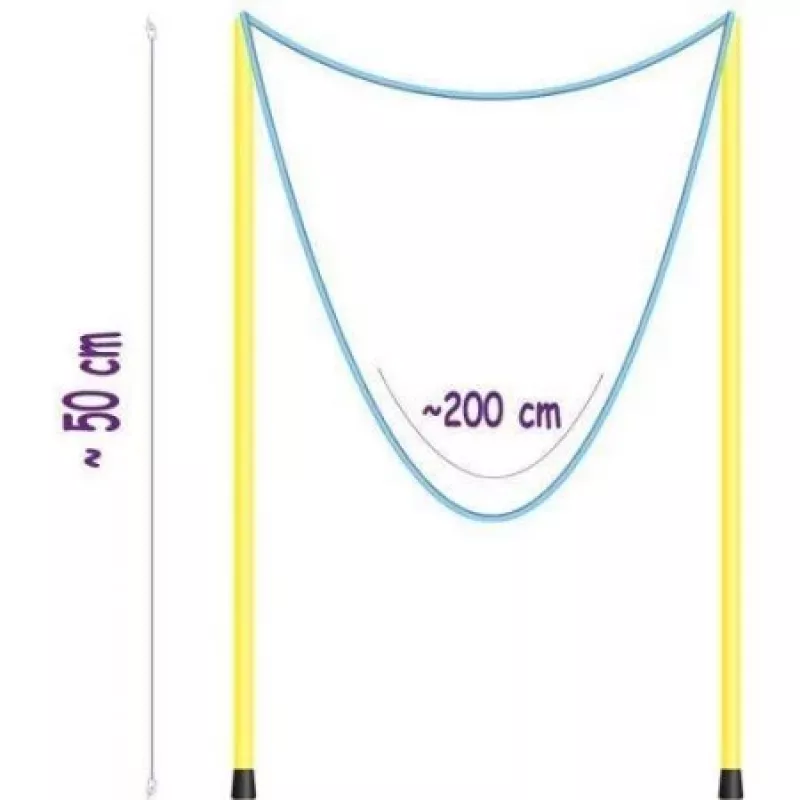 Virvutė dideliems burbulams 50 cm