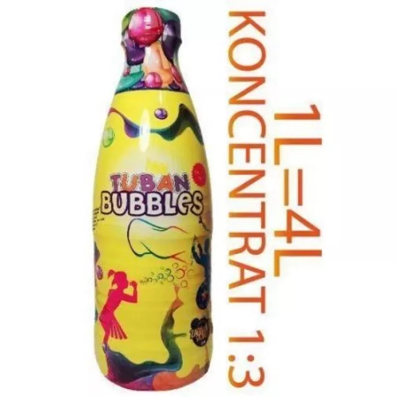 Burbulų skystis TUBAN Concentrate Big Bubbles skystis 1 l, permatomas
