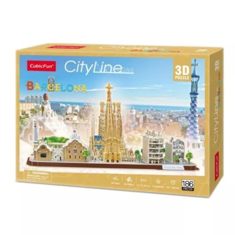 3D Dėlionė - Barselona - Sunkumas: 4/8