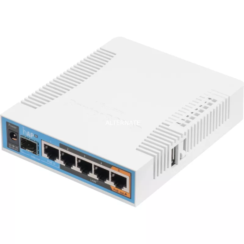 Mikrotik hAP ac 500 Mbit/s baltas maitinimas per Ethernet (PoE)
