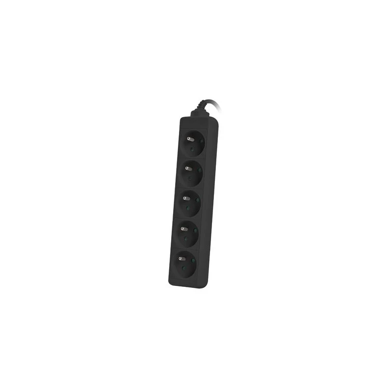 Lanberg PS0-05E-0300-BK ilginimo laidas 3 m, 5 AC išvadai, vidaus naudojimui, juoda (PS0-05E-0300-BK)