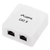 Lanberg OS6-0002-W kabelis Interface/Gender Adapter 2 X RJ-45 Balta (OS6-0002-W)