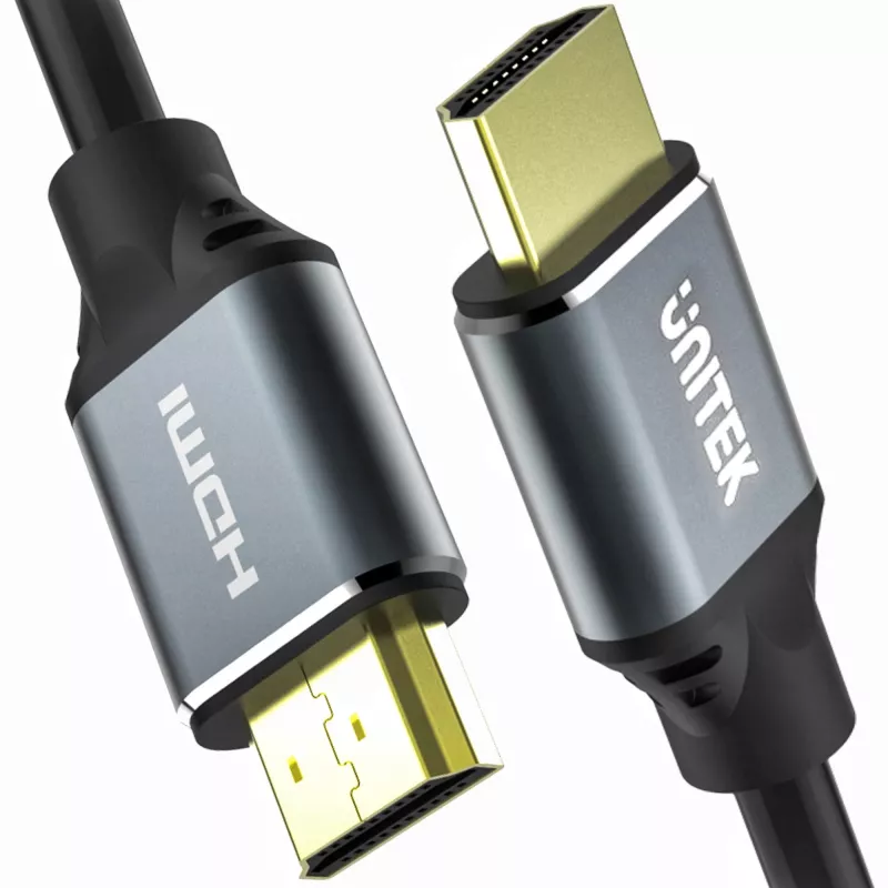 HDMI kabelis Unitek C137W 1,5 m, HDMI 2.1, 48 Gbit/s, 4K/8K 2160p, 120 Hz, ARC, Ethernet, paauksuoti kontaktai