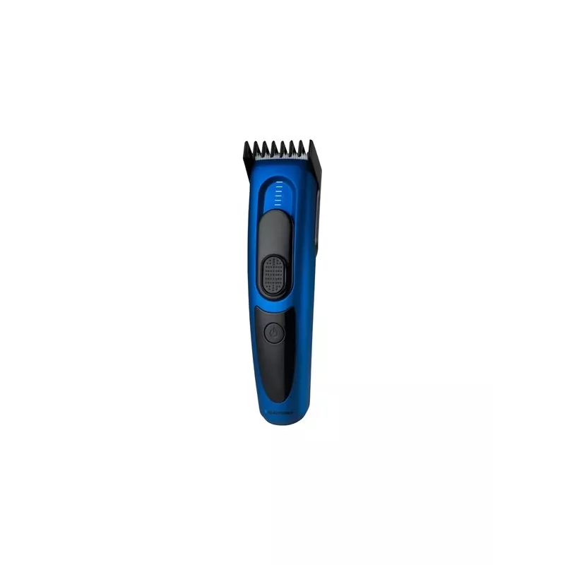 Plaukų kirpimo mašinėlė BLAUPUNKT HCC401 — reguliuojama 3–24 mm, įkraunama, juoda/mėlyna