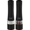 Russell Hobbs 28010-56 Electric Salt Mill Set (High Quality, Automatic, Adjustable Grinding, Light on Base, Juoda Metal Design) Pepper Mill