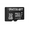 „MicroSDHC“ atminties kortelė PATRIOT PSF32GMDC10 — 32 GB, UHS‑I, 10 klasė (U1), V10, 80 MB/s, juoda