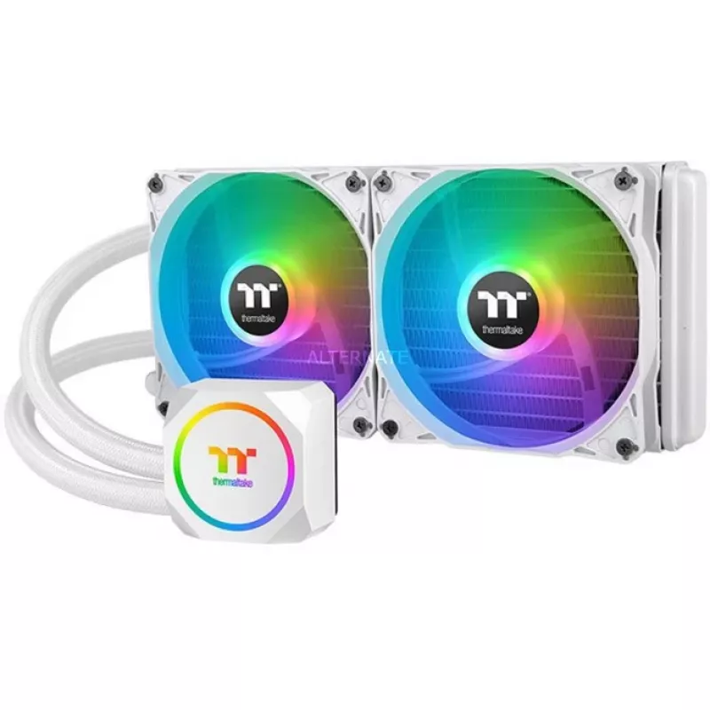 Thermaltake TH240 ARGB Sync Snow Edition procesoriaus aušintuvas skysčiu (viskas viename)