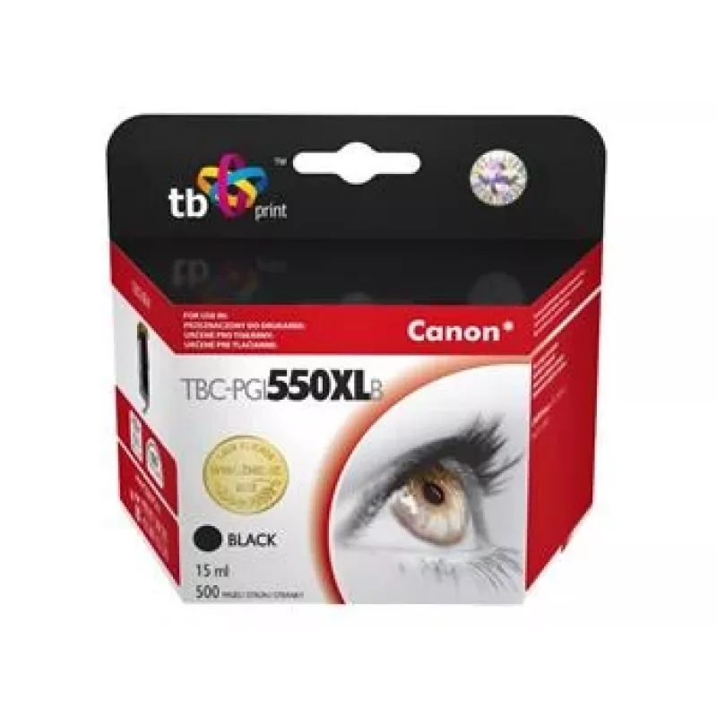 Rašalo kasetė TB Suder. S Canon PGI-550XLBK Juoda