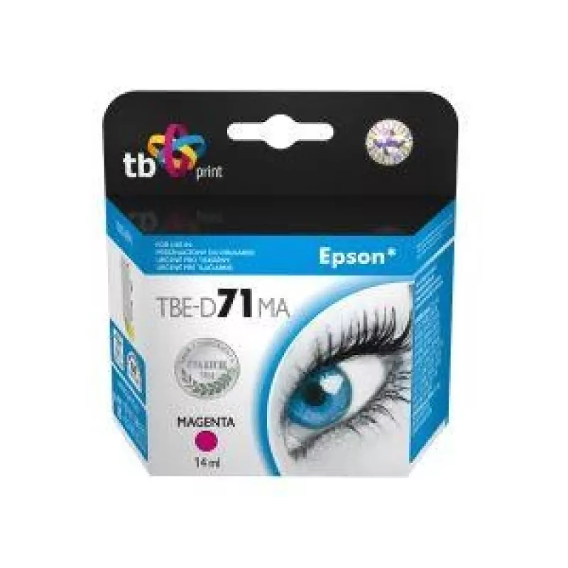 rašalo kasetė TB Suderinama su Epson T0713 Purpurinė