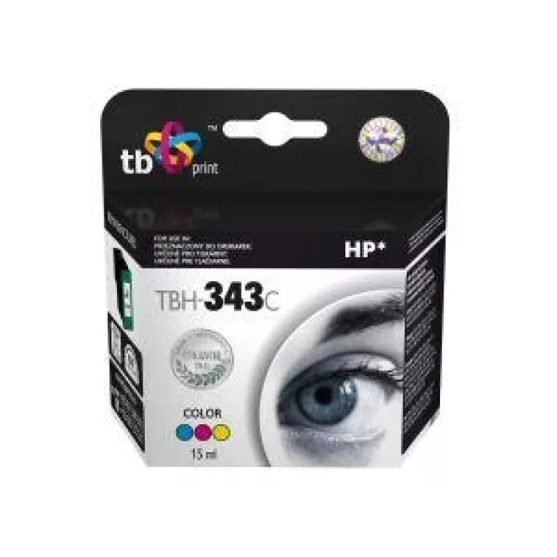 Rašalas TBH-343C (HP Nr. 343 - C8766EE) Spalvotas restauruotas