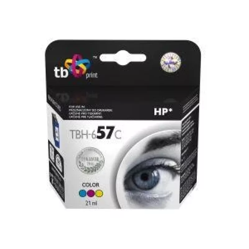 Rašalas TBH-657C (HP Nr. 57 - C6657A) Spalvotas perdirbtas