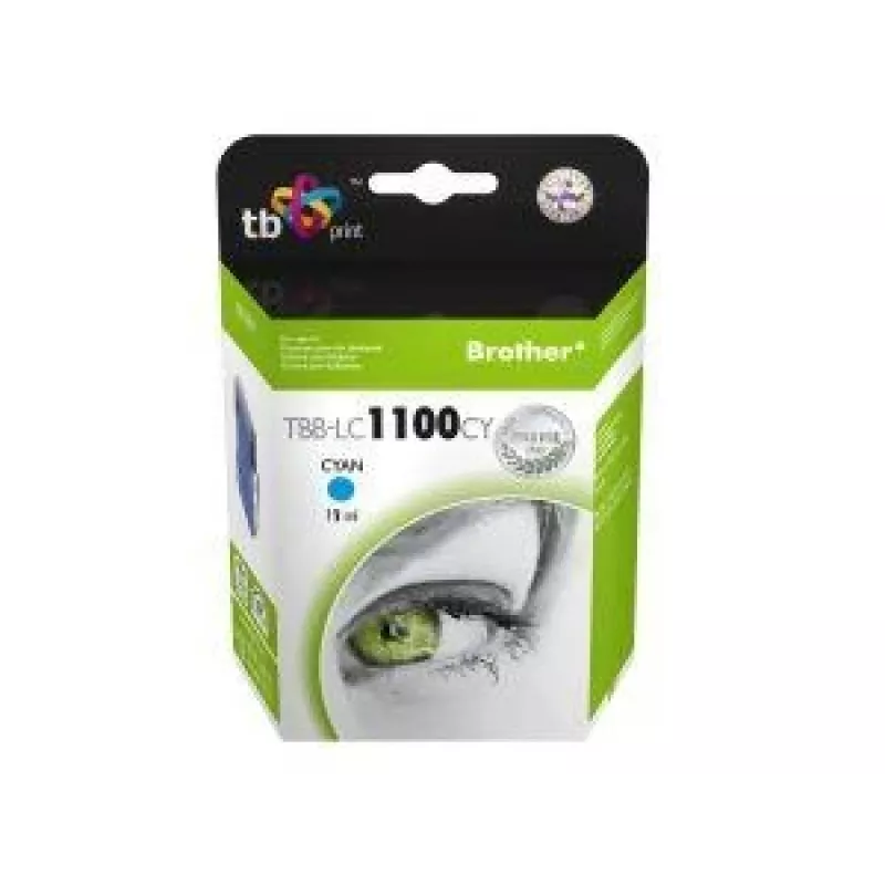 Rašalas TBB-LC1100CY (Brother LC980/1100) Žydra 100% naujas