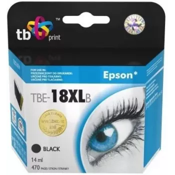Rašalo kasetė TB Suderinama S Epson T1811 Bk 100% Nauja