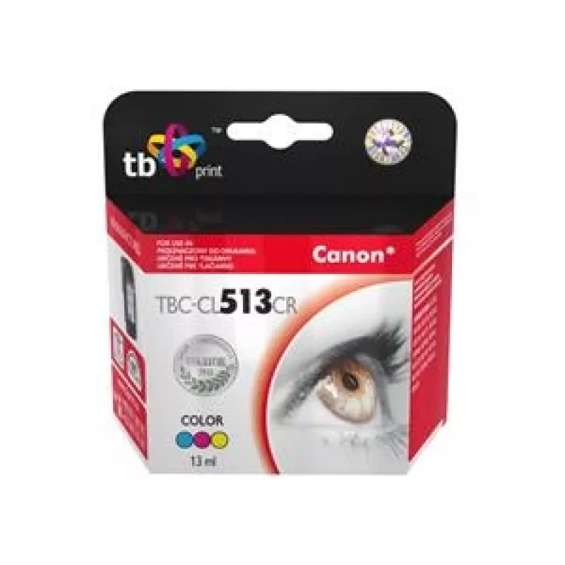 Rašalas Canon MP 480 spalvotas perdirbtas TBC-CL513CR