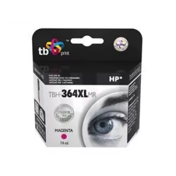 Rašalo kasetė TB Kompat. S HP CB324EE (Nr.364), TBH-364XLMR, Purpurinė