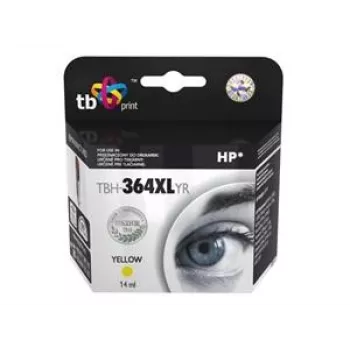 Rašalo kasetė TB Kompat. S HP CB325EE (Nr. 364), TBH-364XLYR, Geltona
