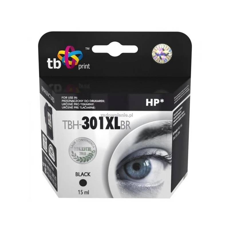 Rašalas HP DJ1050/2050 juodas perdirbtas XL TBH-301XLBR