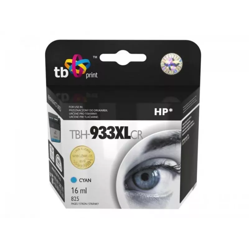 Rašalo kasetė TB suderinama su HP PS Pro 8100, žydra, atnaujinta