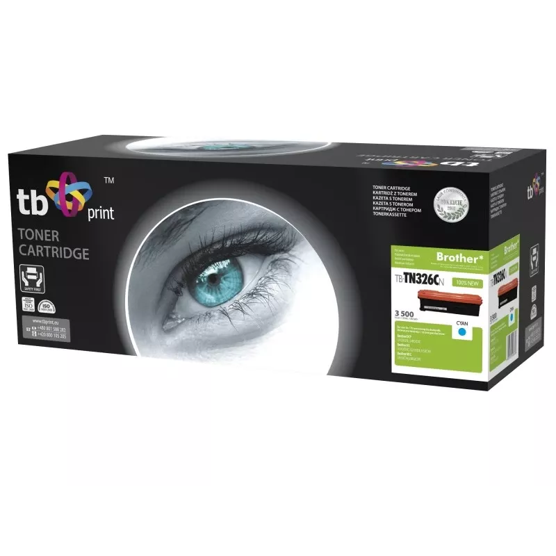 Toneris Brother TN326 C TB-TN326CN CY 100% naujas