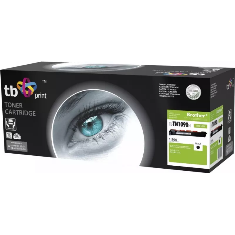 Toner TB Suderinama su Brother TN1090N, BK, nauja