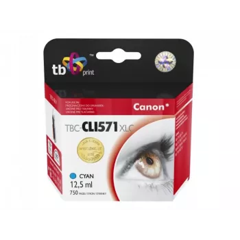 Rašalas, skirtas Canon CLI-571XL TBC-CLI571XLC CY, 100% naujas
