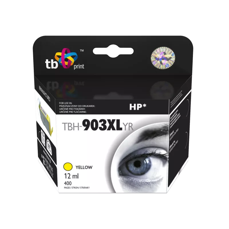 Ink skirta HP OJ 6950 AiO TBH-903XLYR Geltona refabrication