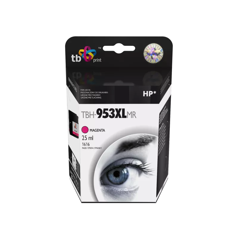 Ink skirta HP OJ 8710 AiO TBH-953XLMR Purpurinė refabrication