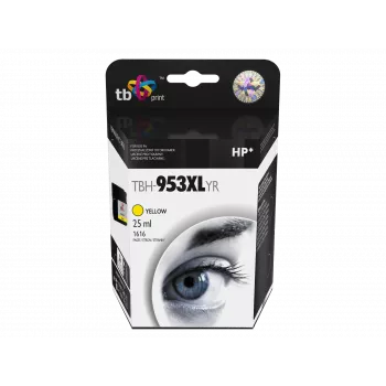 Ink skirta HP OJ 8710 AiO TBH-953XLYR Geltona refabrication