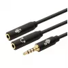 Adapter TB 3.5mm MiniJack skirstytuvas 1x 3.5mm kištukas į 2x 3.5mm lizdai, modelis AKTBXAJ0P2J030B