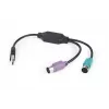 Adapteris 2xPS2->USB pelei ir klaviatūrai