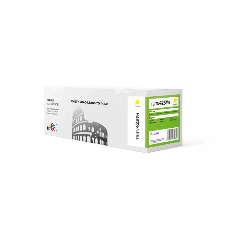 Toner skirta Brother TN423 Y TB-TN423YN geltonas 100% naujas