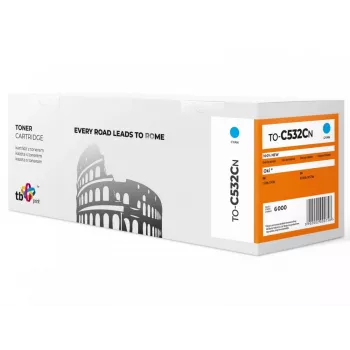 Toner TB Suderinamas su C532 iki C532CN ŽYDRAI 100% Naujas