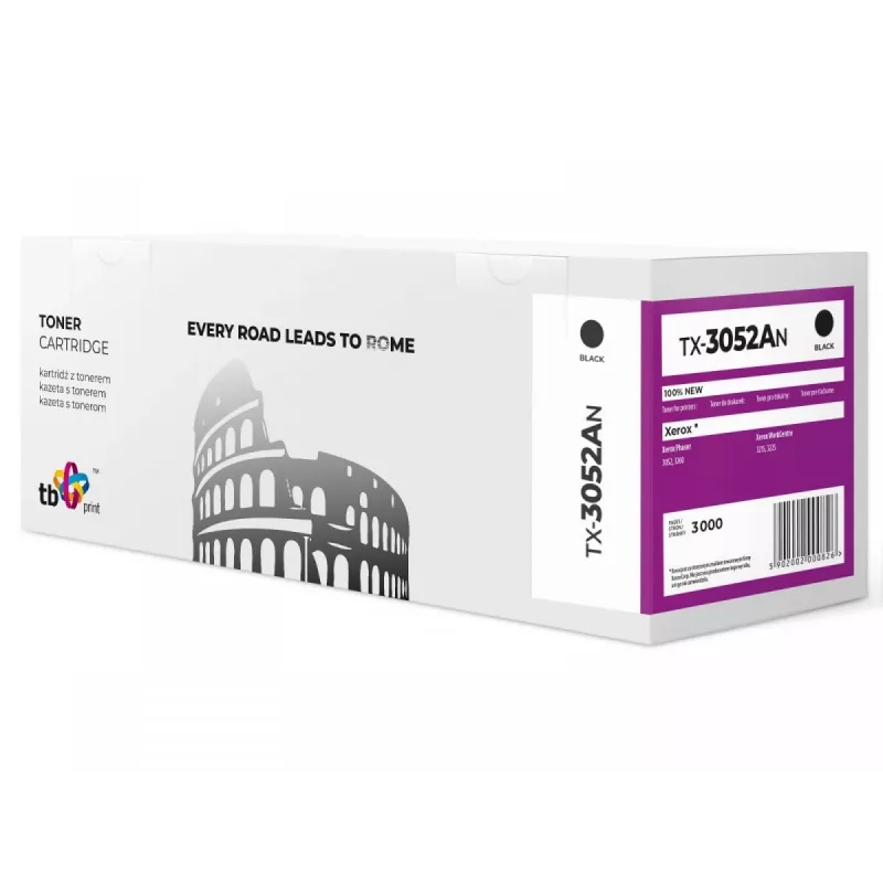 Toner for XEROX 3052/32 60 TX-3052AN Juoda 100% nauja