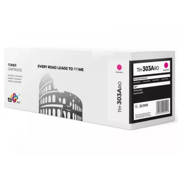 Toner TB Suderinama su HP M880 CF303A, Purpurinė, perdirbta.