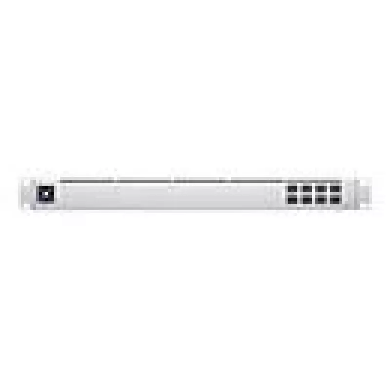 Valdomas L2 tinklo jungiklis UBIQUITI USW-Aggregation — 8 SFP+ lizdai, 10G palaikymas, be ventiliatoriaus, 1U stelažui, sidabrinis