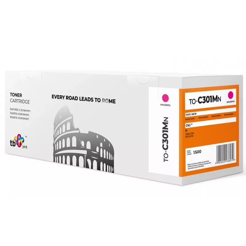 Toner TB Suderinama su OKI C301 to-C301MN MA