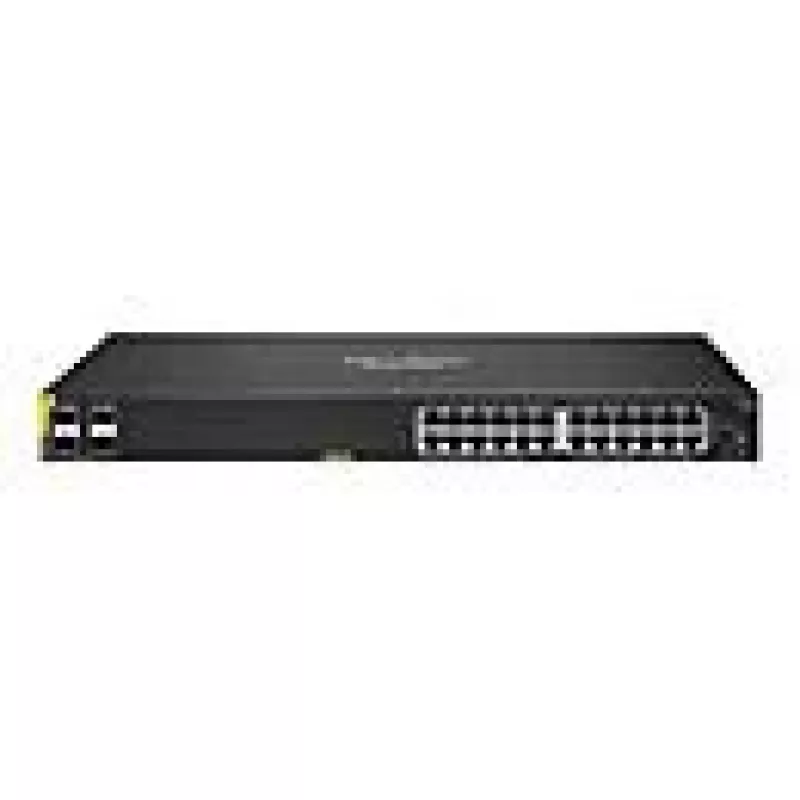HPE Aruba Networking CX 6100 24G Class4 PoE 4SFP+ 370W valdomas L3 Gigabit Ethernet (10/100/1000) maitinimas per Ethernet (PoE) 1U juodas