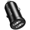 Automobilinis kroviklis usams USA000867 — dvigubas USB 2×2,4 A, juodas