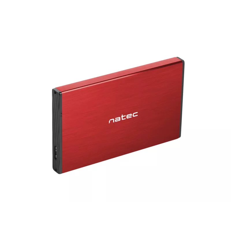 NATEC HDD KORPUSAS RHINO GO (USB 3.0, 2.5, RAUDONAS)