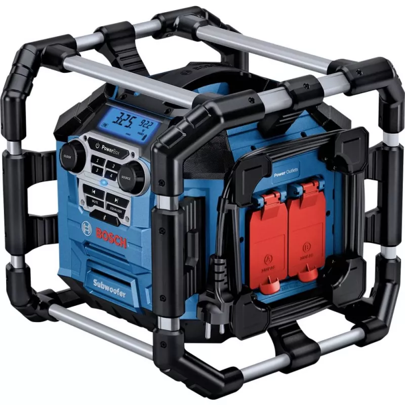 Bosch GPB 18V-5 C Professional Nešiojamas skaitmeninis radijas Aliuminis, Juoda, Mėlyna