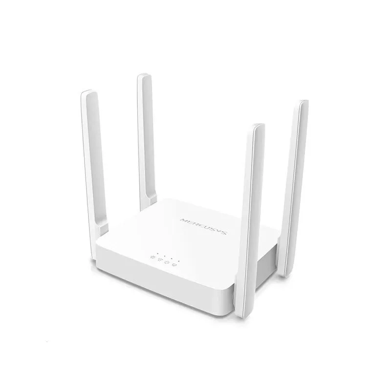 Stalinis maršrutizatorius MERCUSYS AC10 dviejų dažnių 2,4/5 GHz Wi‑Fi 5, 4 išorinės antenos, 1x Fast Ethernet (WAN/LAN)
