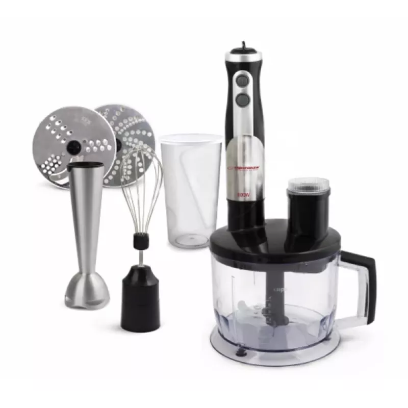 Panardomasis blenderis Esperanza EKM004 0,6 L 800 W juodas, sidabrinis, permatomas