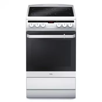 Laisvai pastatoma viryklė Amica SHC 5874 W Elektrinė Keraminė 4 zonos