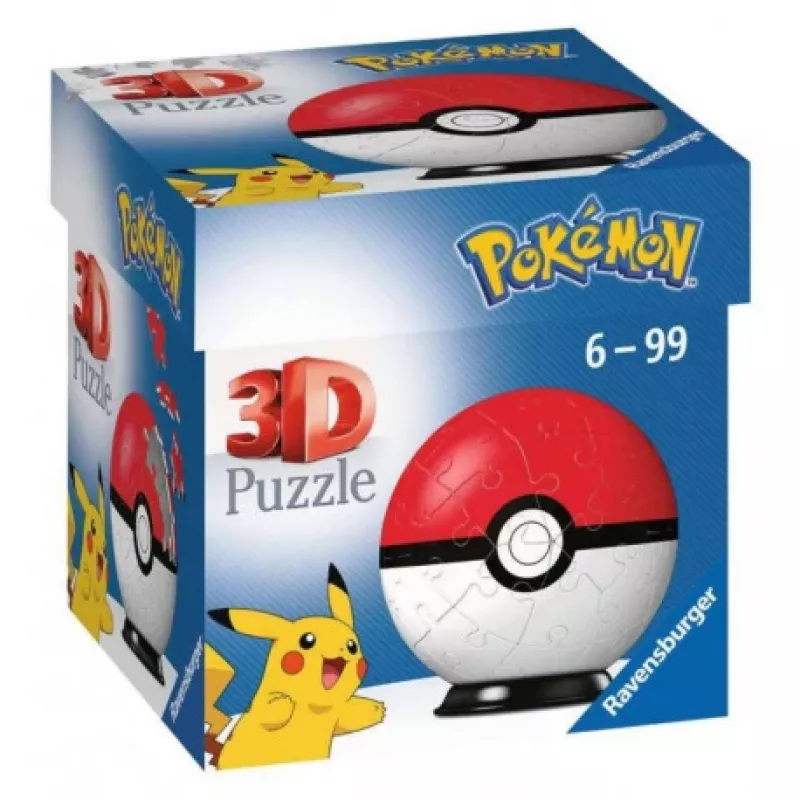 3D dėlionė Ravensburger 11256 54 vnt. Pokémon nuo 6 iki 99 metų