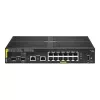 HPE Aruba Networking 6100 12G Class4 PoE 2G/2SFP+ 139W valdomas L3 gigabito eterneto (10/100/1000) maitinimas per eternetą (PoE) 1U juodas
