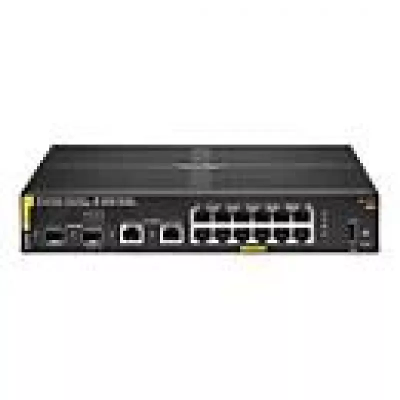 HPE Aruba Networking 6100 12G Class4 PoE 2G/2SFP+ 139W valdomas L3 gigabito eterneto (10/100/1000) maitinimas per eternetą (PoE) 1U juodas